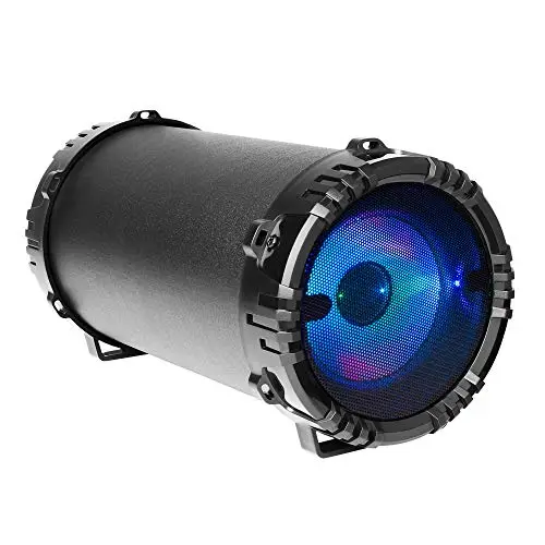 Mars Gaming MSB0, Altavoz Portátil Bluetooth de 10 W (Usb, Micro Sd, Rgb Flow), Inalámbrico y alámbrico/Micro-USB, Negro