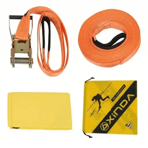 jinhxofs 10m slackline infantil naranja