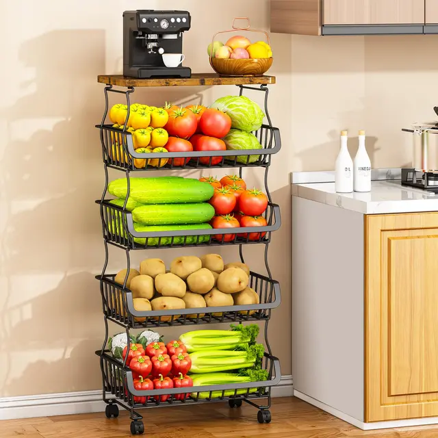 casavibe cesta 5 niveles frutero cocina