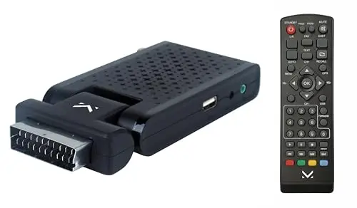 Majestic DEC 663N - Mini DECODIFICADOR Digital TERRESTRE DVB-T/T2 HD, SCART/HDMI, Entrada USB 2.0 DE Alta Velocidad para Reproducir Archivos Multimedia