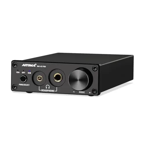 AIYIMA DAC A5 Pro Mini amplificador de auriculares HIFI USB DAC decodificador Audio 24BIT 192KHz Mini decodificador estéreo con DC12V