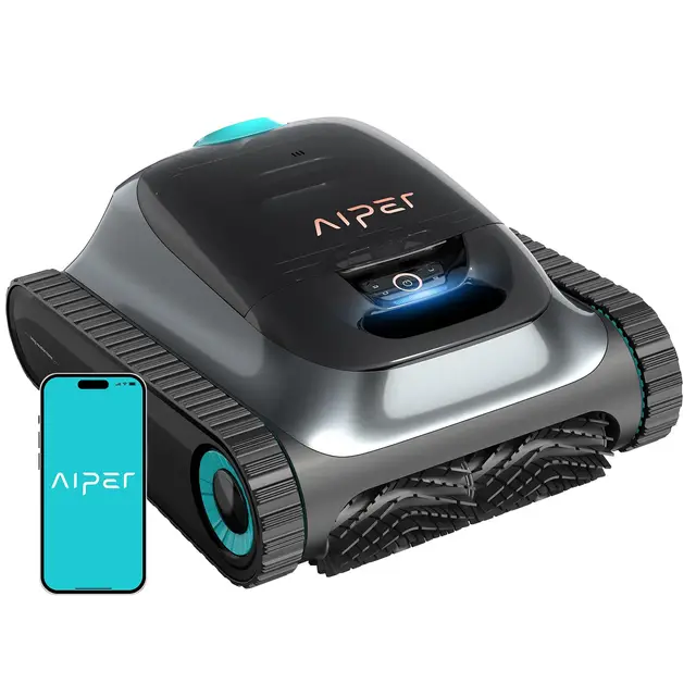 (2026 Upgrade) Aiper Scuba S1 Robot Piscina, Plan de Limpieza Semanal Personalizado, 270 Min de Autonomía,Limpieza de Fondo/Paredes/Línea de Agua,Navegación Inteligente con 11 Sensores,Control por App