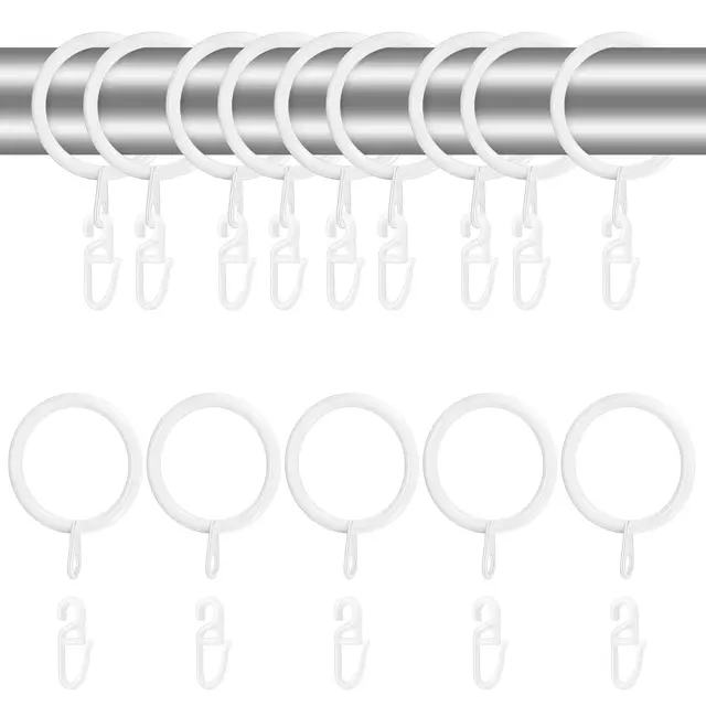fulushouxi anillas metal cortinas 30mm