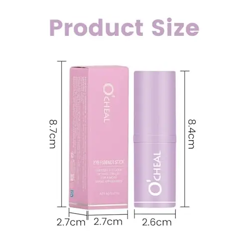 Bálsamo Coreano para Contorno de Ojos, Efecto Lifting Inmediato, Stick Antiarrugas con Aceite de Macadamia, Hidratación Profunda con Manteca de Karité, Reduce Ojeras y Bolsas