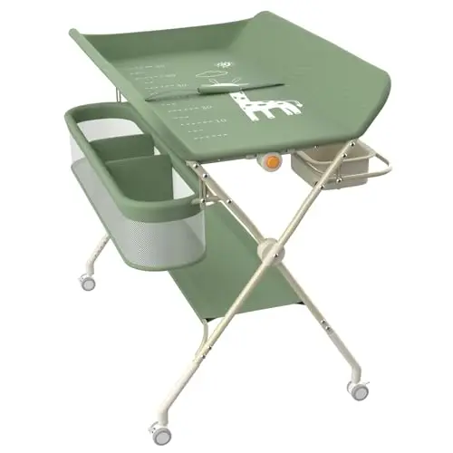 huole cambiador bebé plegable verde