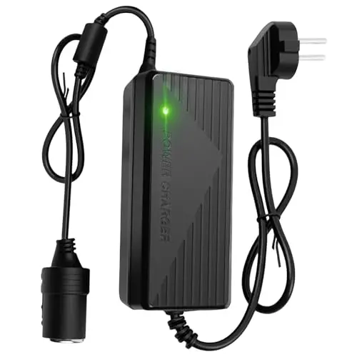 Adaptador de corriente para coche, 180 W, 15 A, convertidor de tensión 220 V a 12 V, CA a CC, adaptador para encendedor de cigarrillos, adaptador para inflador de neumáticos, frigorífico, aspiradora