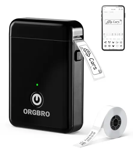 orgbro x1 etiquetadora térmica bluetooth
