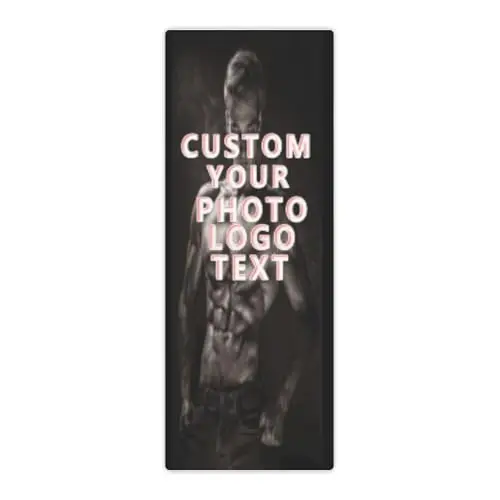 Esterillas de yoga personalizadas, Esterilla Fitness Antideslizante Tela de gamuza + capa inferior de goma,Esterilla de yoga para ejercicio, para Pilates Ejercicios Fitness Gimnasia Estiramientos