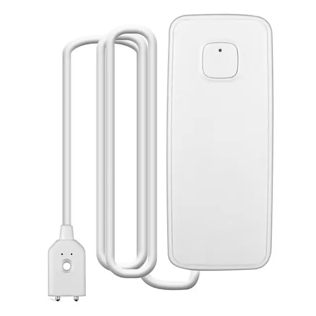 Detector de Fugas WiFi con Sensor de Agua de 80 dB, Alarma y aplicación, Ideal para tuberías, cocinas, baños y sótanos.
