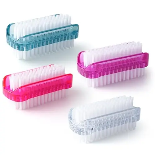 elalove 4 cepillos uñas doble cara