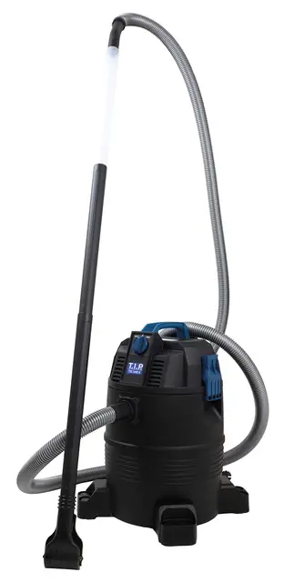 Tip 30519 TSS 1600 K (1600 W, Volumen del depósito de 30 L, Tubo de succión de 2 m – Cuatro Piezas – 2 boquillas Transparentes para Lodos de Estanque, Filtro Grueso y Bolsa de Recogida de Suciedad)