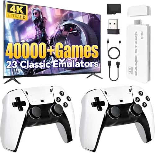 Juego de batalla 4K de alta definición para dos jugadores, consola de juegos arcade retro inalámbrica M15 2.4G, memoria de 64 GB/128 GB, más de 20.000 juegos integrados, mini arcade, consola de juegos