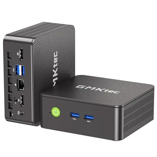 Mini PC GMKtec G3 PRO con Intel Core i3-10110U (supera a 4300U/N150), 16 GB de RAM DDR4 (doble canal), SSD PCIe M.2 de 512 GB, ordenador de escritorio con doble HDMI 4K/USB 3.2/WiFi 6/BT5.2/2.5GbE Lan