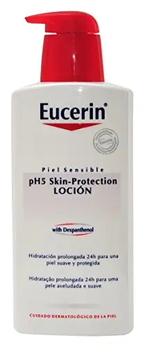 Eucerin pH5 Loción corporal (400 ml), crema corporal con Dexpantenol y Glicerina para una hidratación duradera, crema hidratante para el cuerpo, pieles secas y sensibles