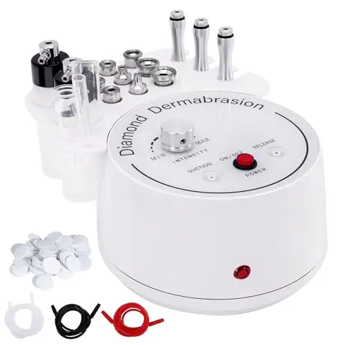 3 en 1 Dispositivo Profesional de Dermoabrasión, barra mágica especial para salones de belleza personales, botellas de spray, tubos de vidrio al vacío y otros equipos profesionales para el