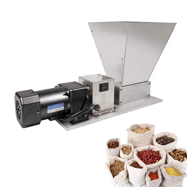 Molino de cereales eléctrico, molinillo multifuncional, molino de granos gruesos, molino de malta eléctrico, molino de rodillos de cereales, trituradora de granos, para trigo, arroz, maíz, sorgo y