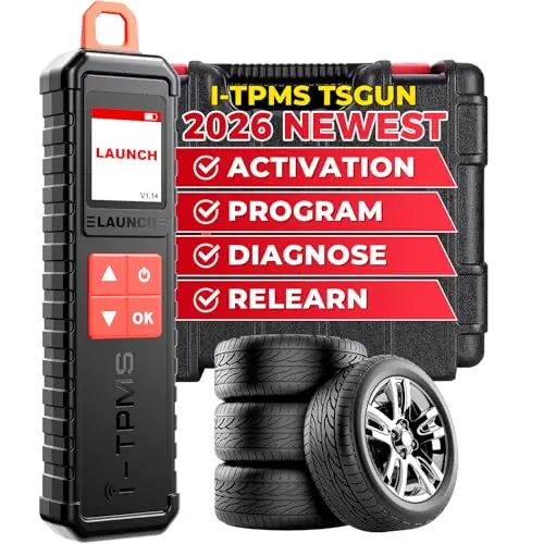 LAUNCH X431 i-TPMS Sensores de Presión de Neumáticos, Activar/Nuevo Aprender/Programar Detector de Presión de Neumáticos, Herramienta de Diagnóstico de TPMS Funciona con X431 V+/Pros V/Pad VII