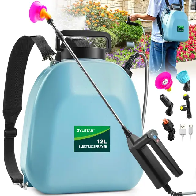 sylstar 12l pulverizador eléctrico 7.4v