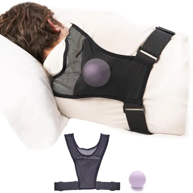 ODOXIA Chaleco Antironquidos | Dispositivo Anti Ronquidos para Dormir de Lado | Bola para No Roncar de Noche | Terapia Posicional para Ronquidos | Ligero y Ajustable | Anti Snoring Device