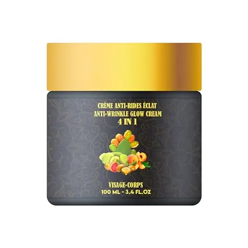 Mejor hidratante facial antiarrugas 4en1 100 ml: aceite de semillas de higo chumbo, aceite de argán, aceite de hueso de albaricoque y aceite esencial de geranio bourbon