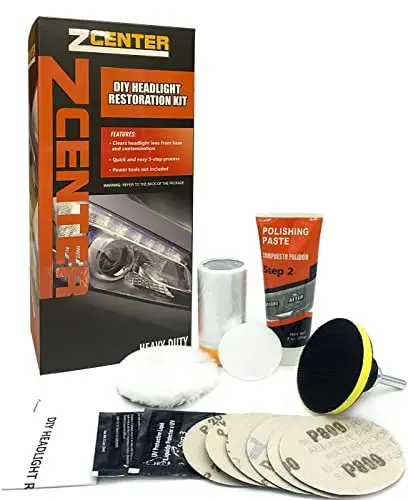 Kit de restauración de Faros de Automóviles pulir Faros Coche para Restaurar Faros turbios, Restaurador De Faros amarillentos o Desgastados