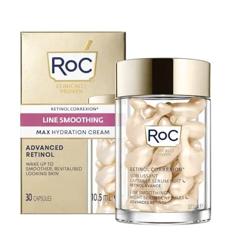 ROC RETINOL CORREXION LINE SMOOTHING NIGHT SERUM CAPSULES 30 CT