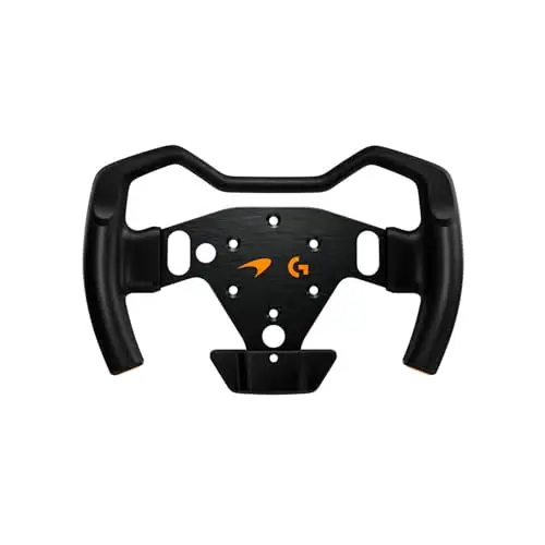 Logitech G RS Formula Wheel McLaren Racing Edition Volante de simulación de carreras para gaming, para PC, Xbox y PlayStation – Diseñado para usarse con RS Wheel Hub (RS50) - Negro