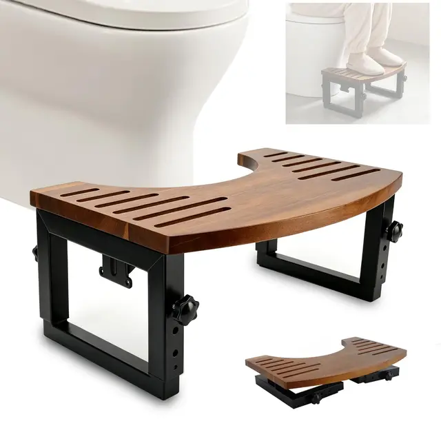 wuciray taburete inodoro madera