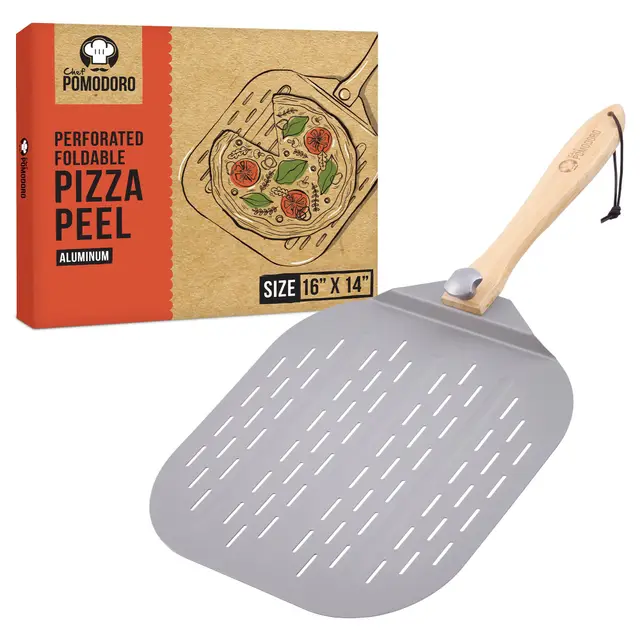 chef pomodoro pala pizza horno larga