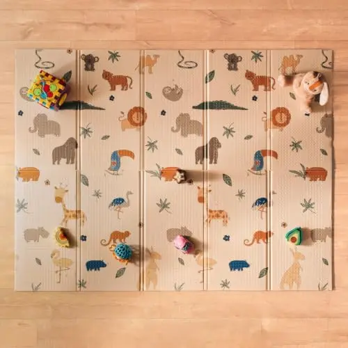 nuby safari alfombra bebé plegable