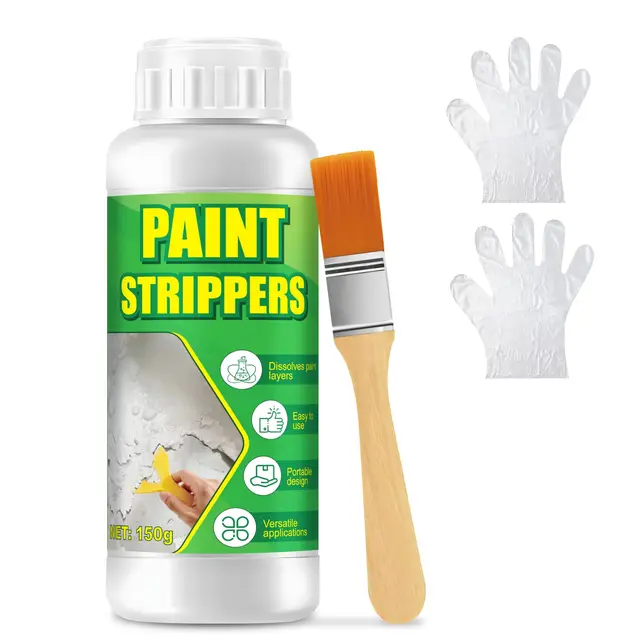 150g Decapante, Decapante de Pintura, decapante para Madera, Elimina la Pintura Resistente, para Eliminar Pintura Vieja de Superficies de Madera Metal