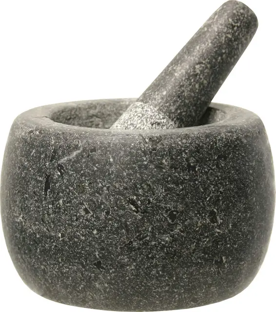 jade temple mortero granito 14 cm con