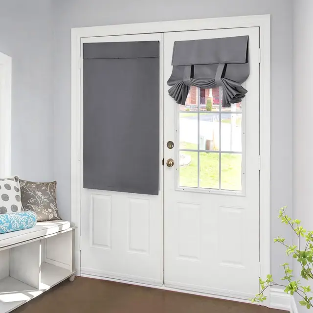 homirty cortina opaca blackout puerta
