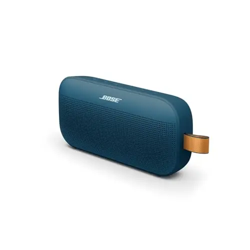 Bose SoundLink Flex (2.ª Gen.), Altavoz portátil inalámbrico con Bluetooth pequeño y Potente para Fiestas al Aire Libre, hasta 12 h de autonomía, Resistente al Agua IP67 y al Polvo, Azul crepúsculo