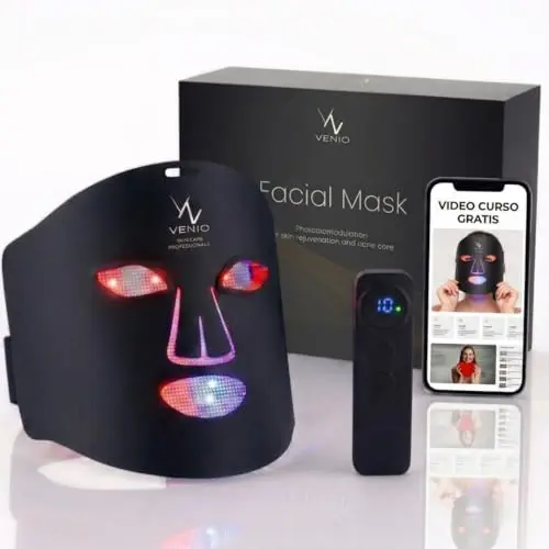 venio máscara led facial profesional