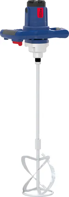 Güde Mezclador 58043 GRW 1414.1 (230 V, 1400 W, potente agitador de mortero para mezclar y mezclar materiales de construcción en polvo) azul