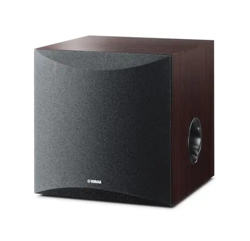Yamaha NS-SW50 - Altavoz subwoofer amplificado (28 - 200 Hz) color negro