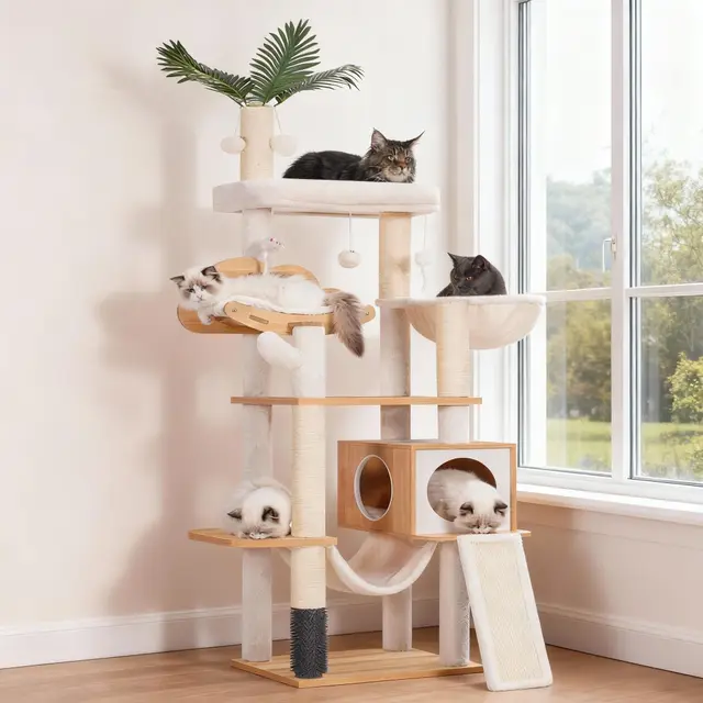 heybly hct120wb árbol rascador gatos