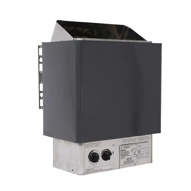 3-6KW Estufa Sauna Eléctrico 220V Calentador Sauna de Vapor Seco con Controlador Interno y Temporizador para Casa Hotel Sala de Sauna SPA Cuarto de Baño