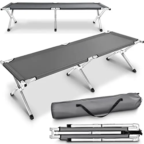 tresko cama plegable camping xl