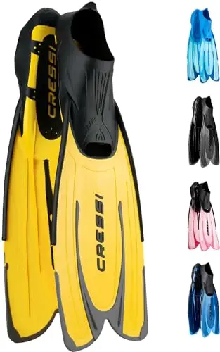 cressi agua short aletas snorkeling