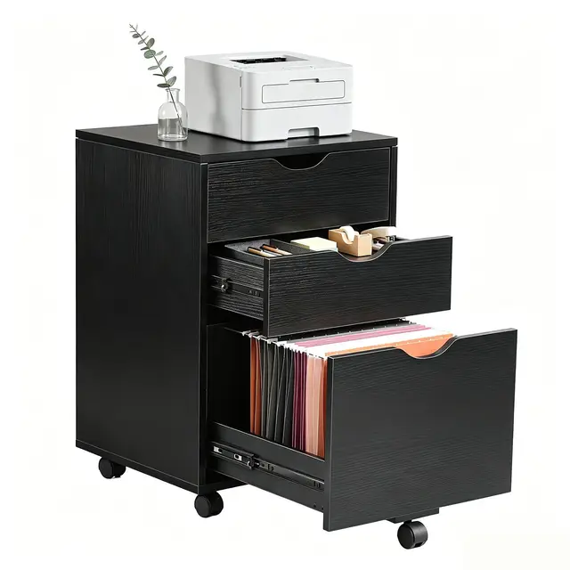 hollyhome armario 3 cajones madera