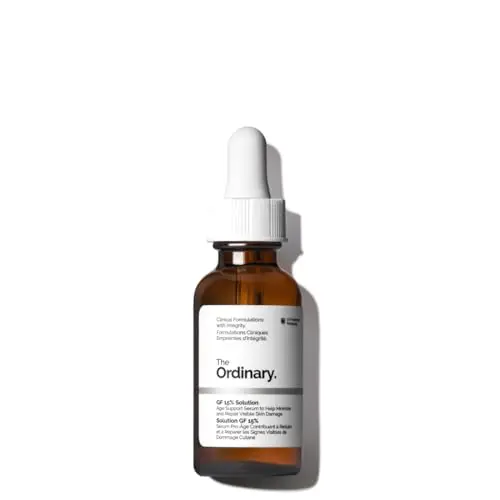 The Ordinary GF 15% Solution, Sérum con Factores de Crecimiento, Fórmula antiedad para reparación visible de la piel y las arrugas, 30 ml