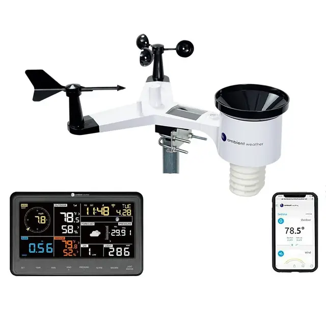 Ambient Weather Estación meteorológica inteligente WiFi WS-2902