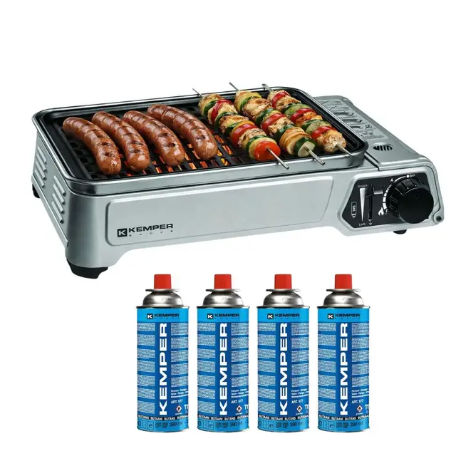kemper barbacoa gas portátil 1.9kw