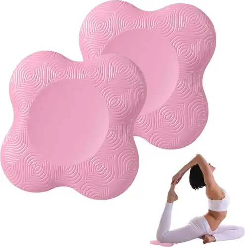 2 piezas Almohadillas Rodilleras Yoga,Mini Esterilla Yoga Antideslizante,para Protección de Rodillas Codos Tobillos y Muñecas,Accesorios Fitness para Yoga Pilates Estiramientos y Viaje