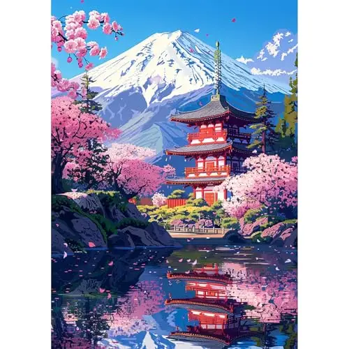 newenmo monte fuji diamond painting