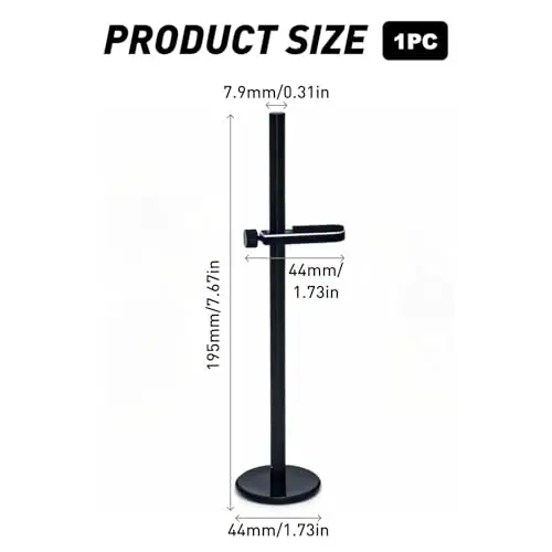 Soporte GPU Soporte Tarjeta Grafica Ajustable en Aluminio Anodizado con Base Magnética y Diseño CNC Compatible con Chasis ATX, MATX e ITX para Tarjetas de Video Pesadas