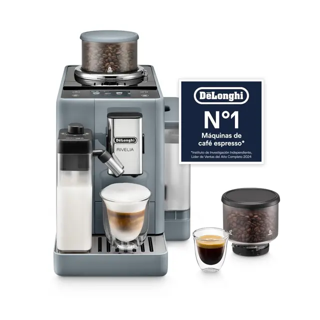 De'Longhi Rivelia EXAM440.55.G Cafetera Superautomática Gris
