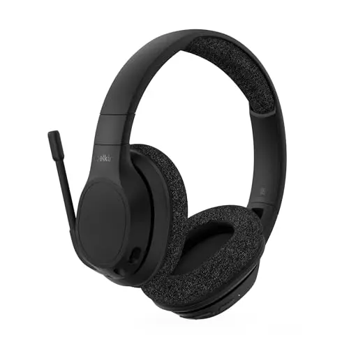 Belkin SoundForm Adapt Cascos Inalámbricos Bluetooth con Micrófono Artículado, Auriculares Inalámbricos Circumaurales, Conexión Multipunto, ENC, 65 Horas De Autonomía, Carga Rápida con USB C, Negro